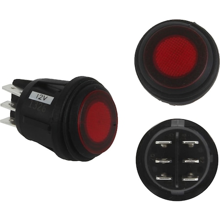 Rigid Industries Rocker Switch 3 Position And Lighted 40181